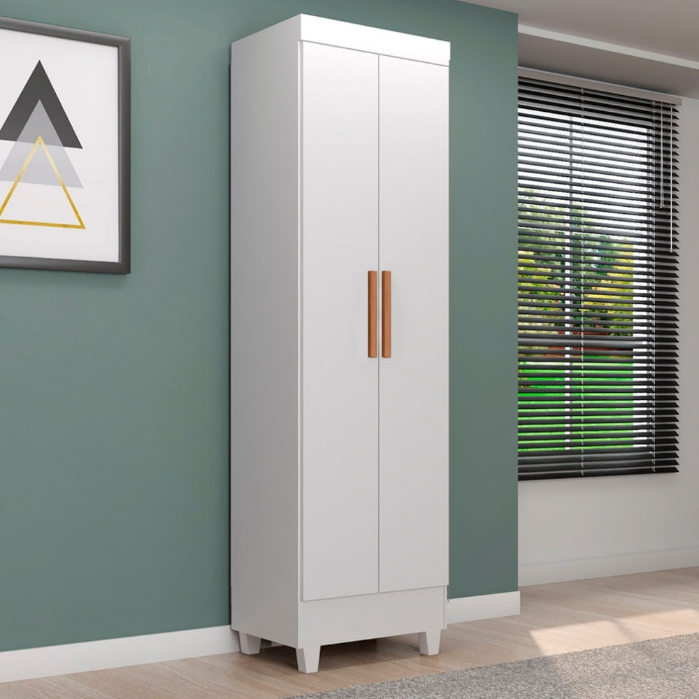 Armário Multiuso 2 Portas Com Pés Lite Móveis Leão