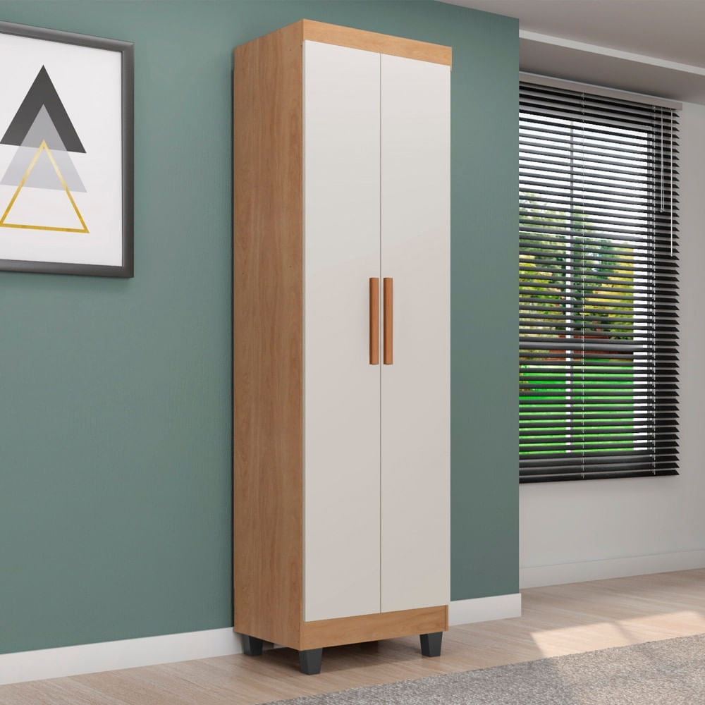 Armário Multiuso 2 Portas Com Pés Lite Móveis Leão