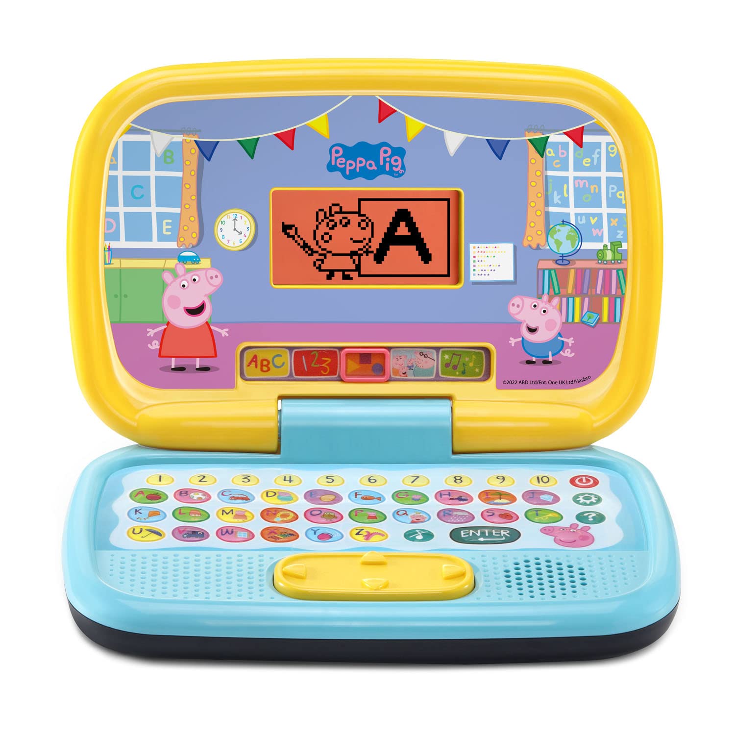 Laptop De Brinquedo Vtech Peppa Pig Play Smart Com 15 Jogos De 2 Anos Ou Mais