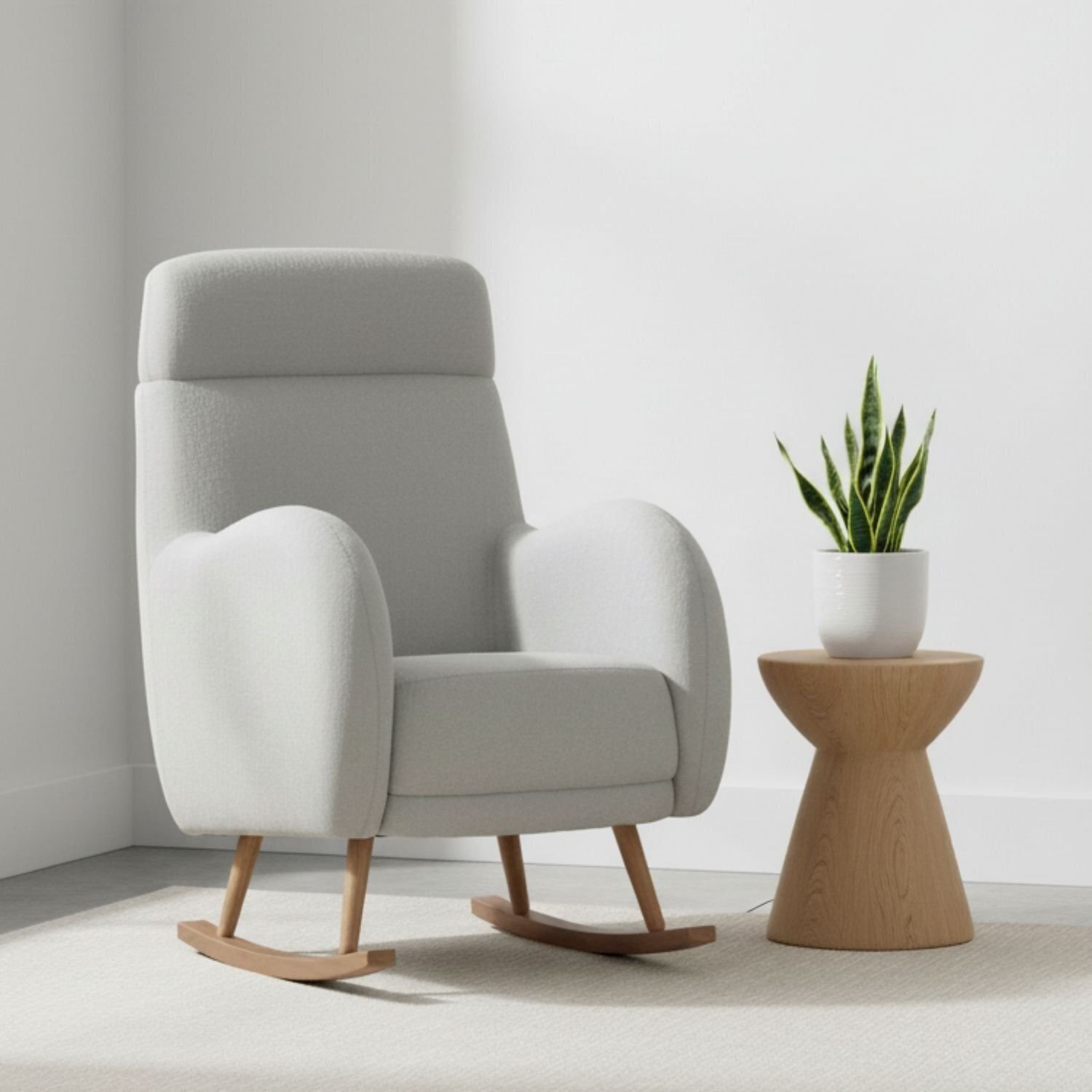 Poltrona De Amamentação Balanço Afeto Verde Claro