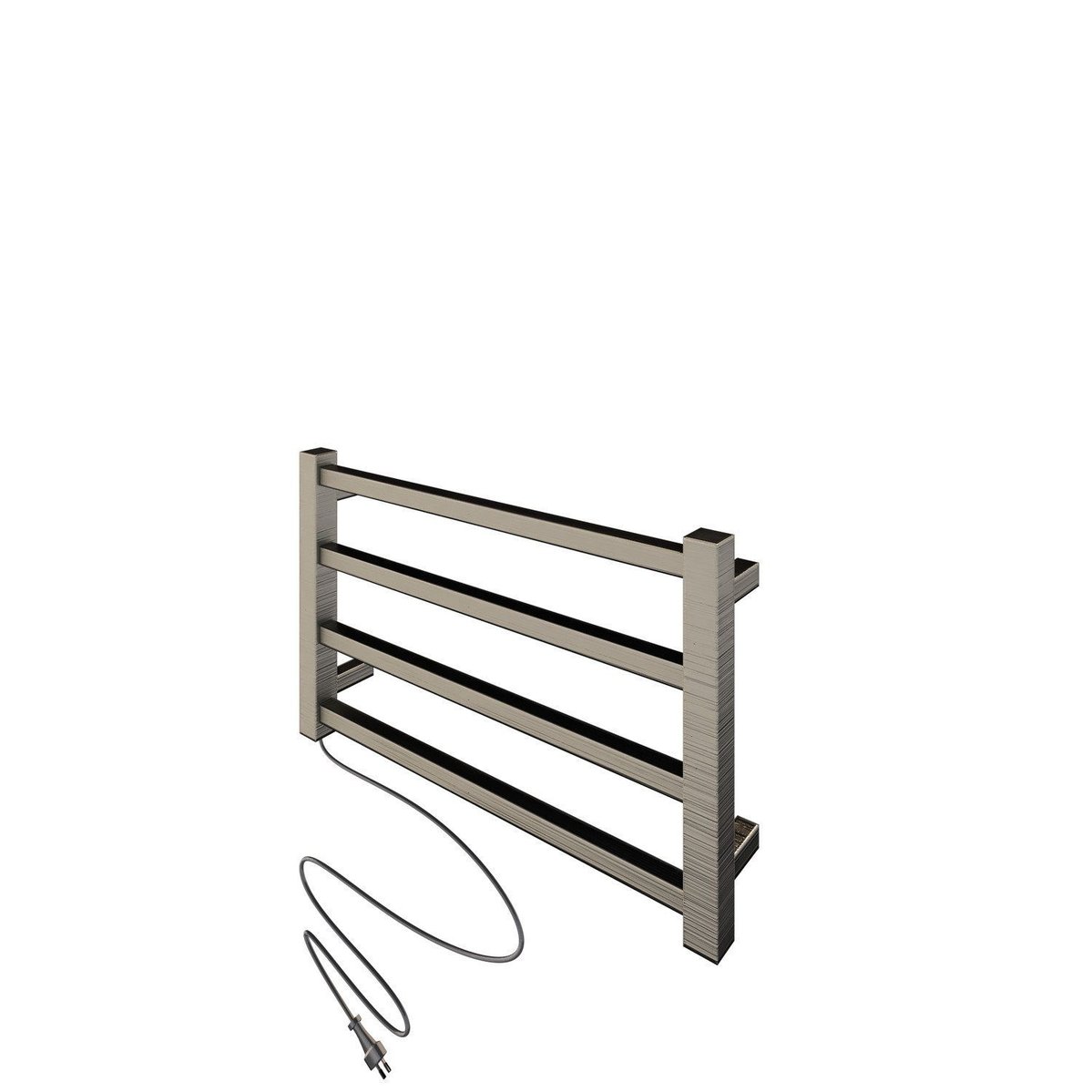 Toalheiro Aquecido Square Bivolt E Bilateral Thermo Níquel Escovado