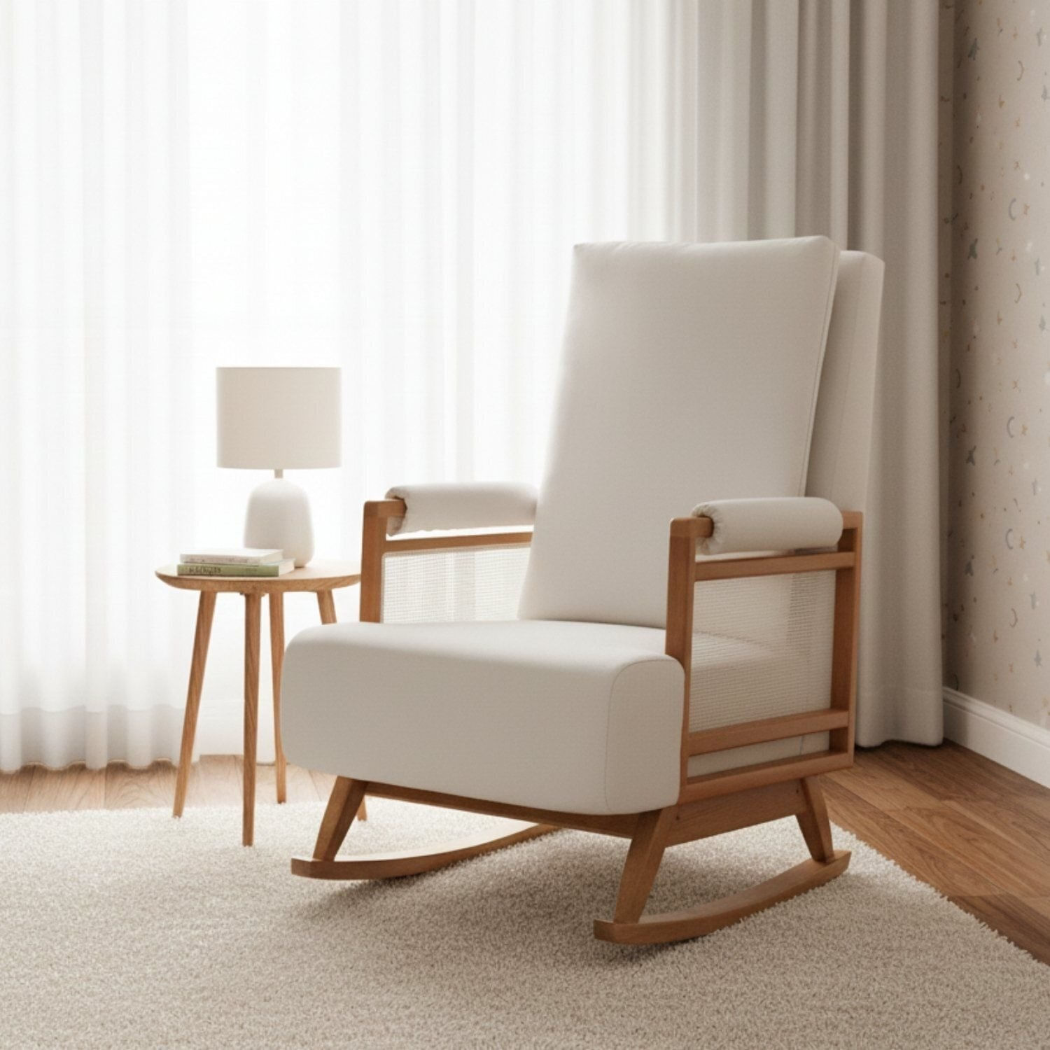 Poltrona De Amamentação Balanço Mila Off White