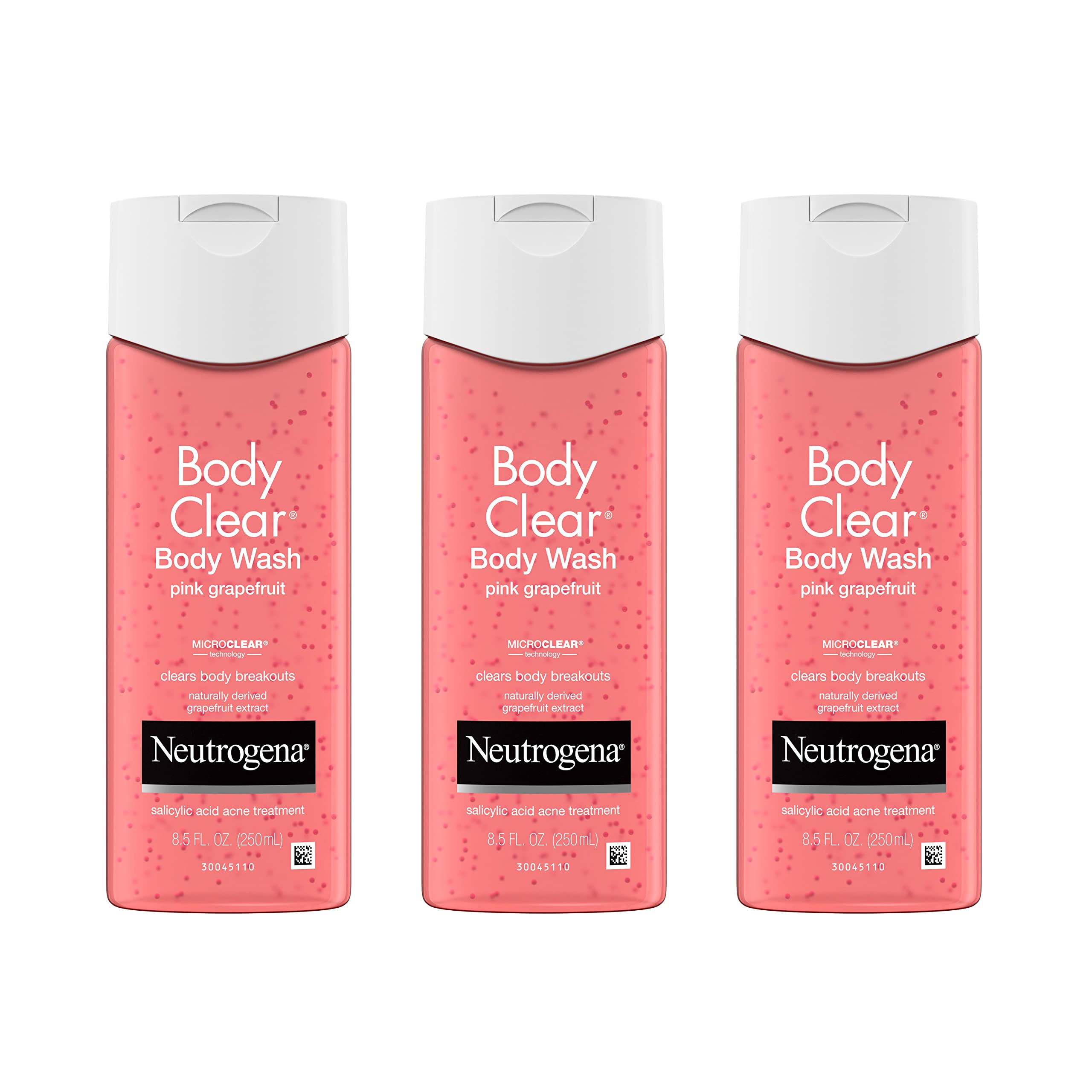 Sabonete Líquido Neutrogena Body Clear Acne Treatment 250ml X 3