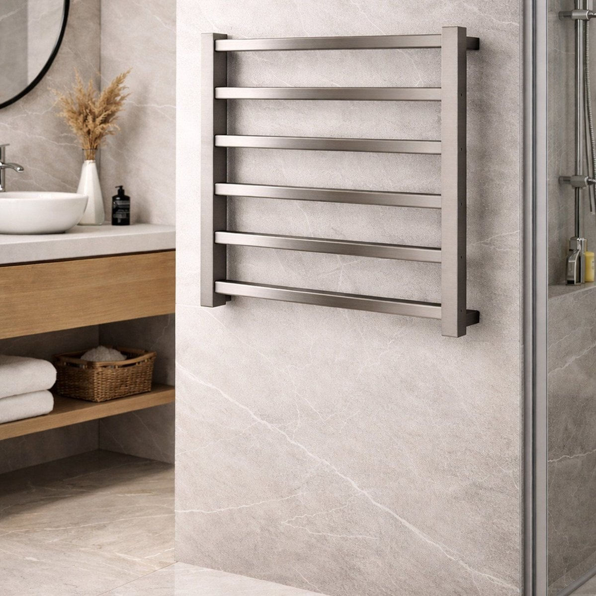 Toalheiro Aquecido Prime Clean Bivolt E Bilateral Thermo Inox Escovado