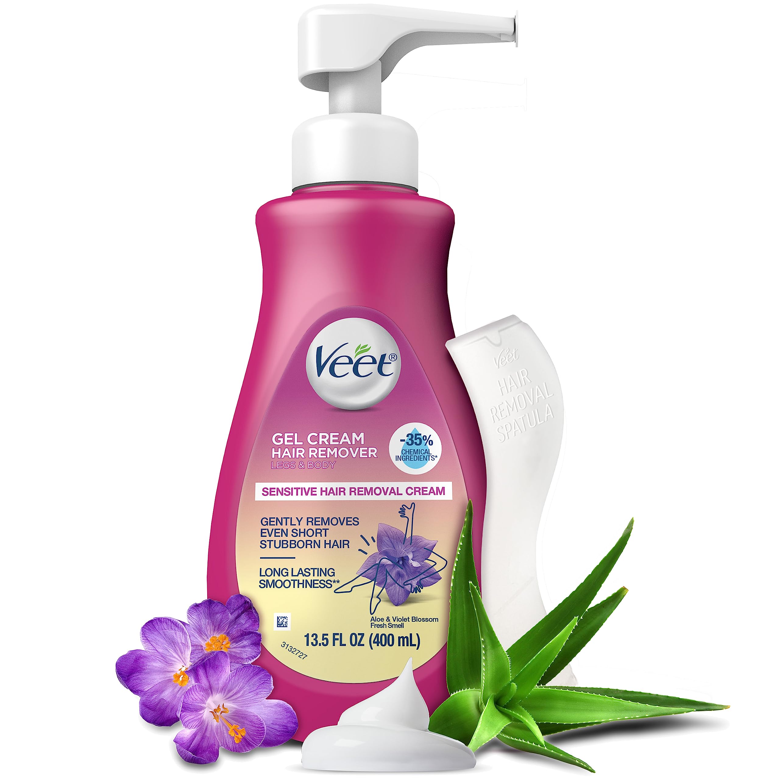 Removedor De Cabelo Veet Gel Creme Depilatório Sensível 400ml