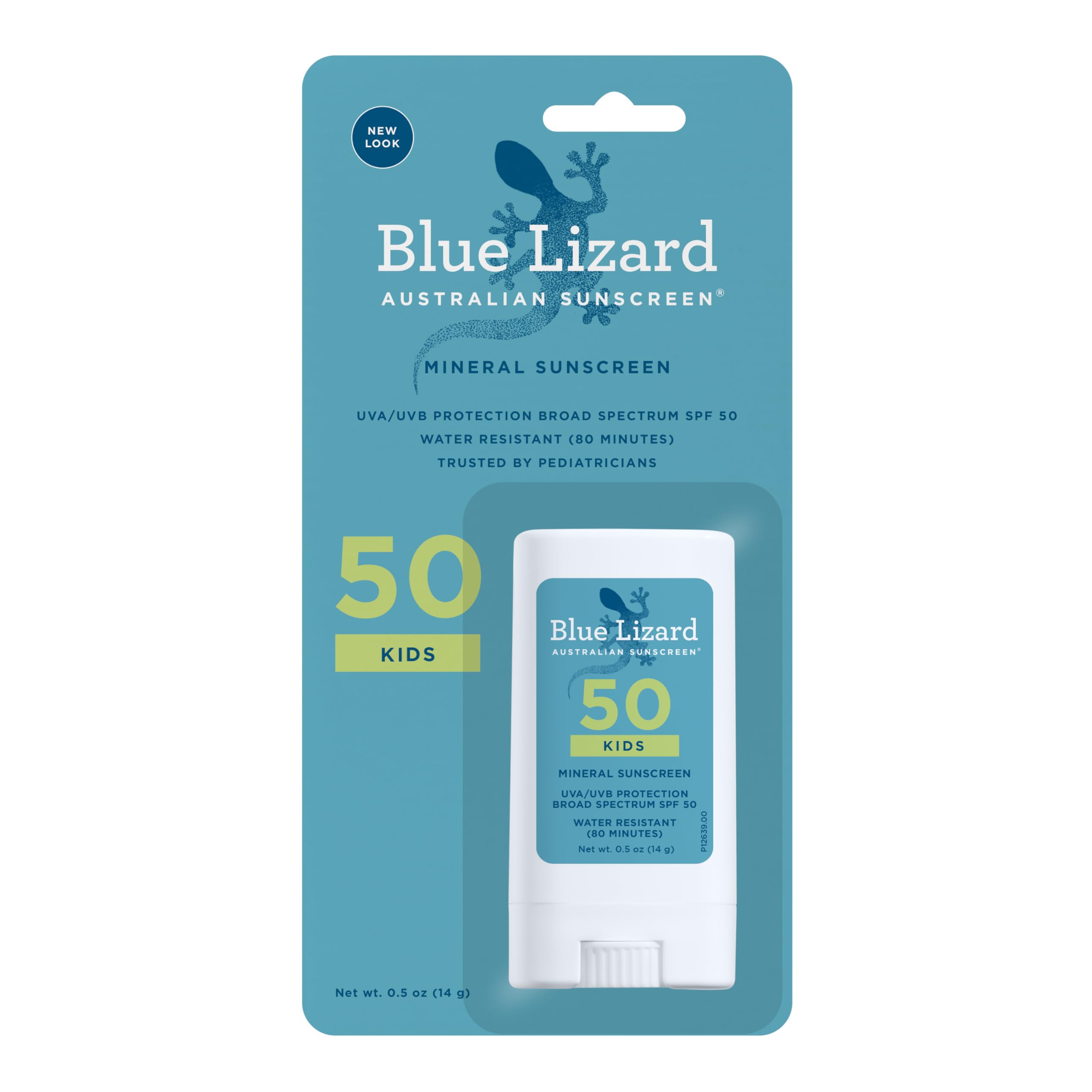 Protetor Solar Em Bastão Blue Lizard Mineral Spf 50+ 15ml Para Crianças