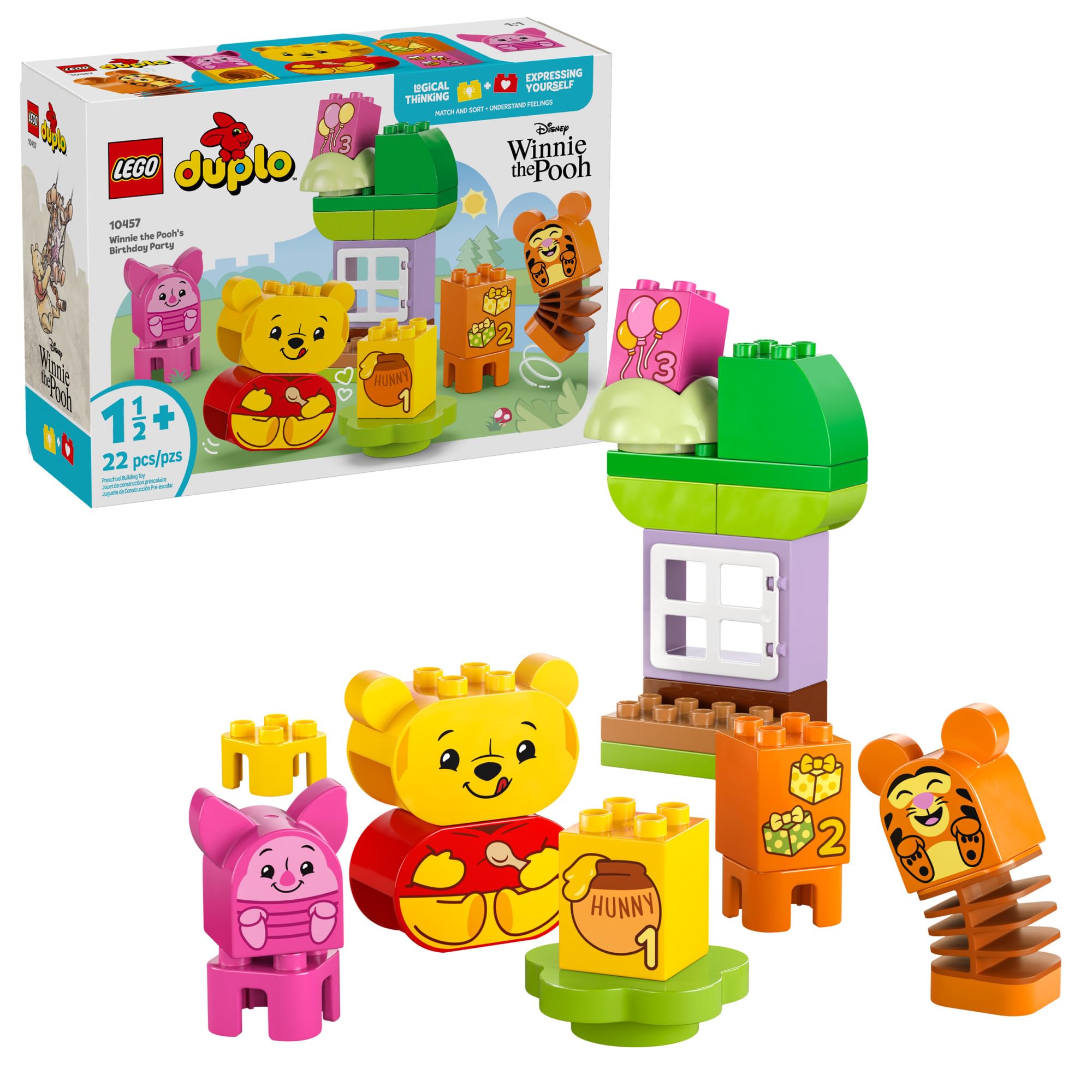 Conjunto De Construção Lego Duplo Disney Winnie The Pooh Birthday Party