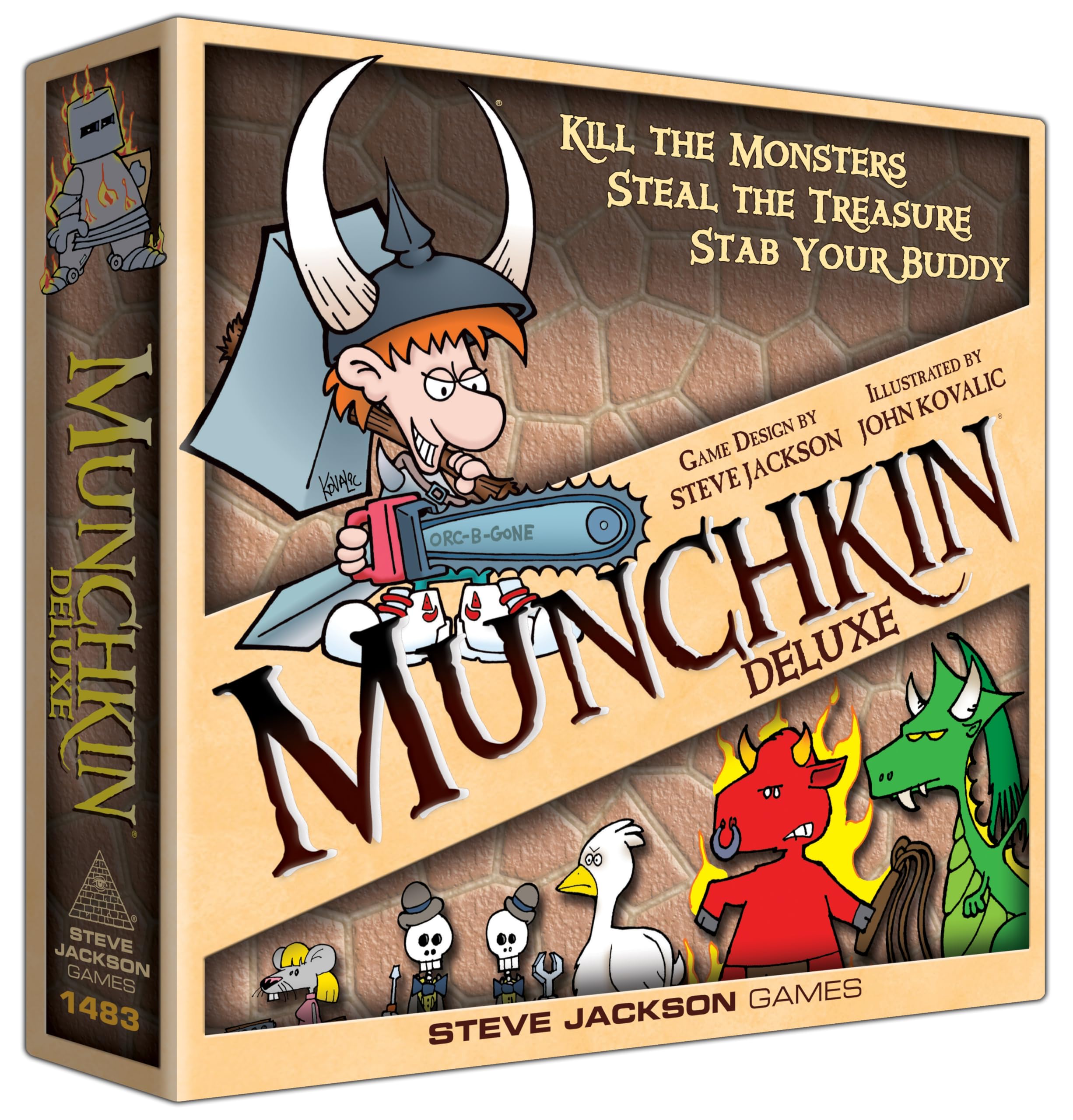 Jogo De Tabuleiro Steve Jackson Games Munchkin Deluxe Base 10+ Years