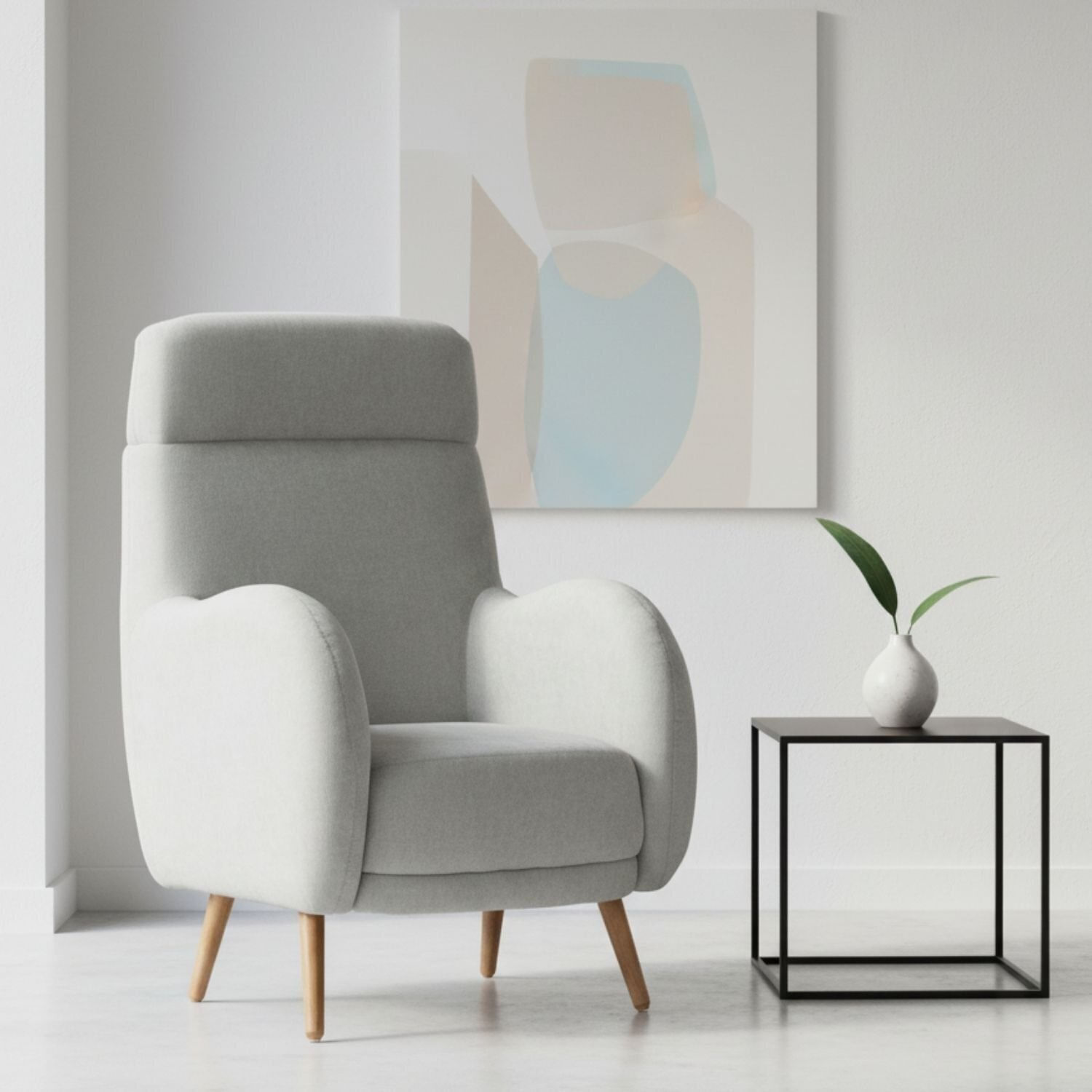 Poltrona De Amamentação Fixa Com 4 Pés Afeto Verde Claro