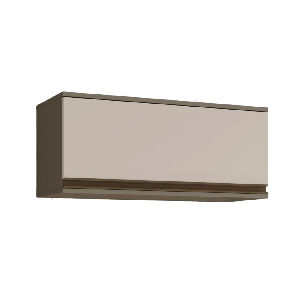 Armario Aereo Basculante 80 Cm Mdf C54 Connect Duna Cristal Henn
