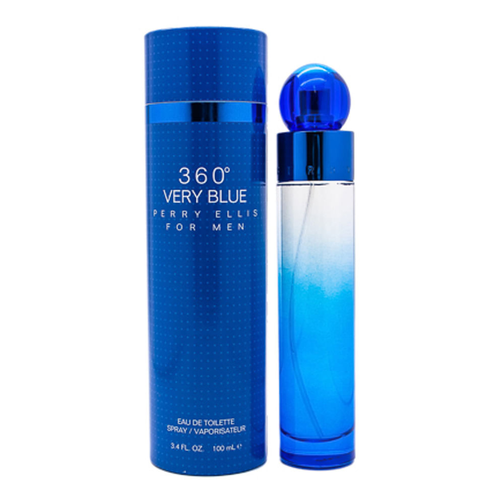 Perfume Perry Ellis 360 Eau De Toilette Very Blue Para Homens 10