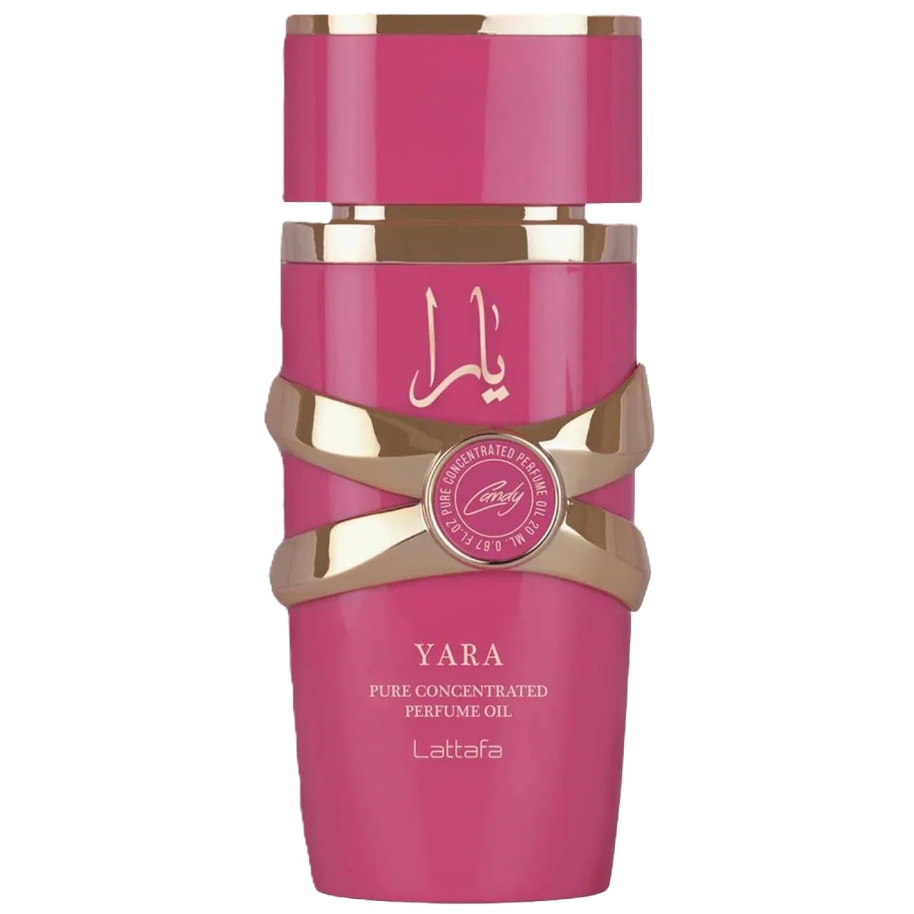 Perfume Lattafa Yara Candy Óleo Concentrado Puro 20ml Para Mulheres