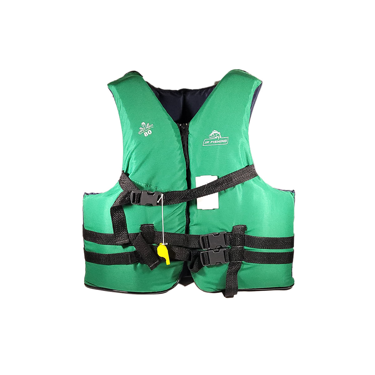 Colete Salva Vidas Hiper Pesca Com Zíper 150kg Eaf Poliéster Com Apito