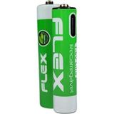Pilha Recarregável Aaa 1.5v 1200mah C/4 Pilhas Flex