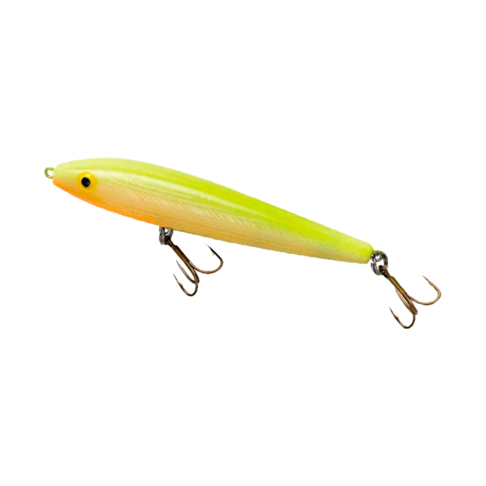 Isca Artificial Pesca Rebel Jumpin Minnow T10 Superfície 7,5g 9,5cm