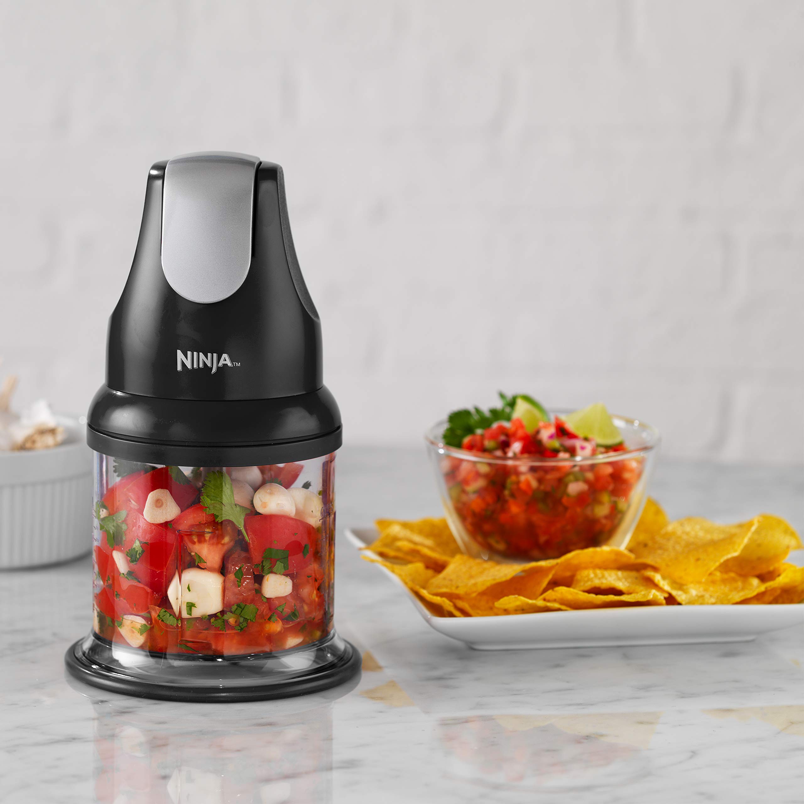 Processador De Alimentos Ninja Nj100gr Express Chop 473ml Cinza