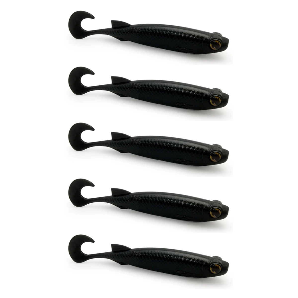 Isca Artificial Monster 3x E-shad 9cm Soft Floating Rabo C-tail 5un