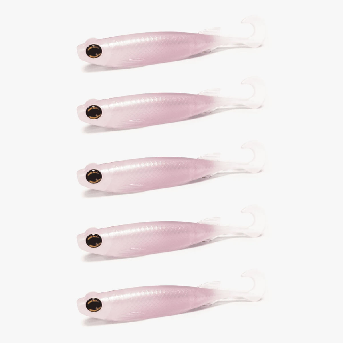 Isca Artificial Monster 3x E-shad 9cm Soft Floating Rabo C-tail 5un