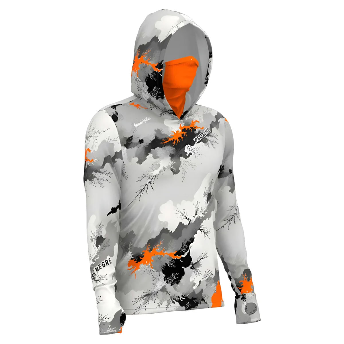 Camiseta X-Protection 360 Sublimada Uv50 Capuz Buff Eduardo Monteiro Japan Style