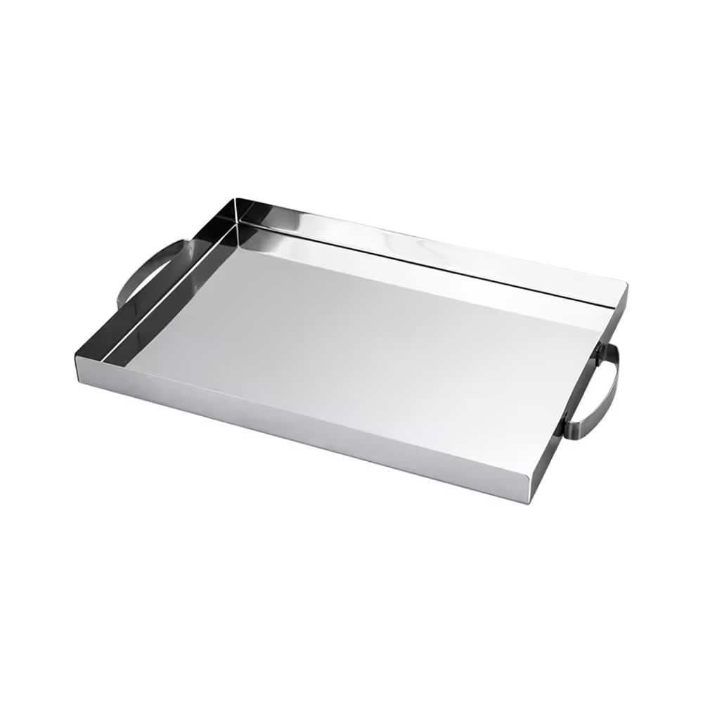 Bandeja Retangular Aço Inox 45x28cm Bergen Premium Brinox