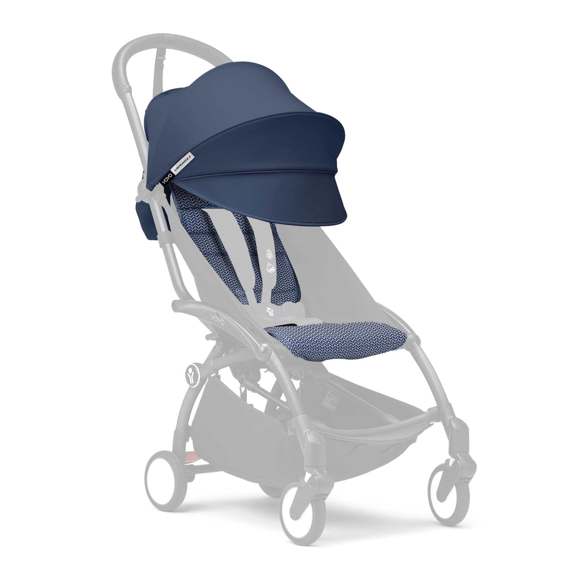 Pacote De Cores Para Carrinho De Passeio Stokke Yoyo 6+ Air France Blue