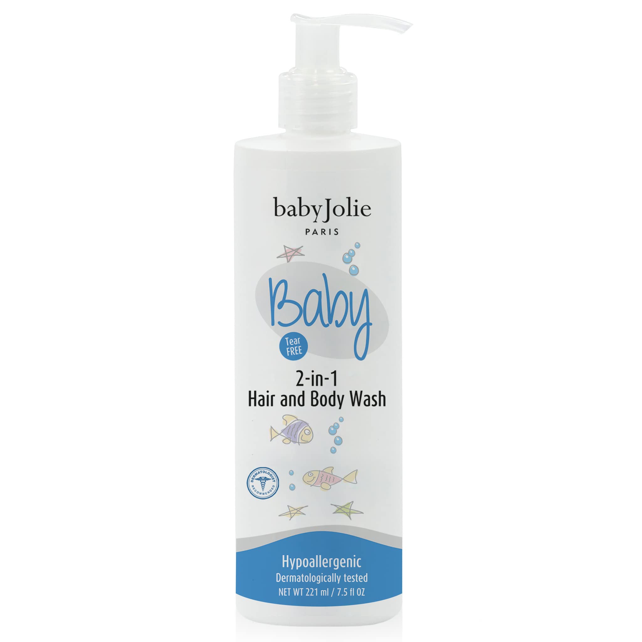 Baby Jolie Gel De Baño Para Bebé 2 En 1 Para Cabello Y Cuerpo 221ml