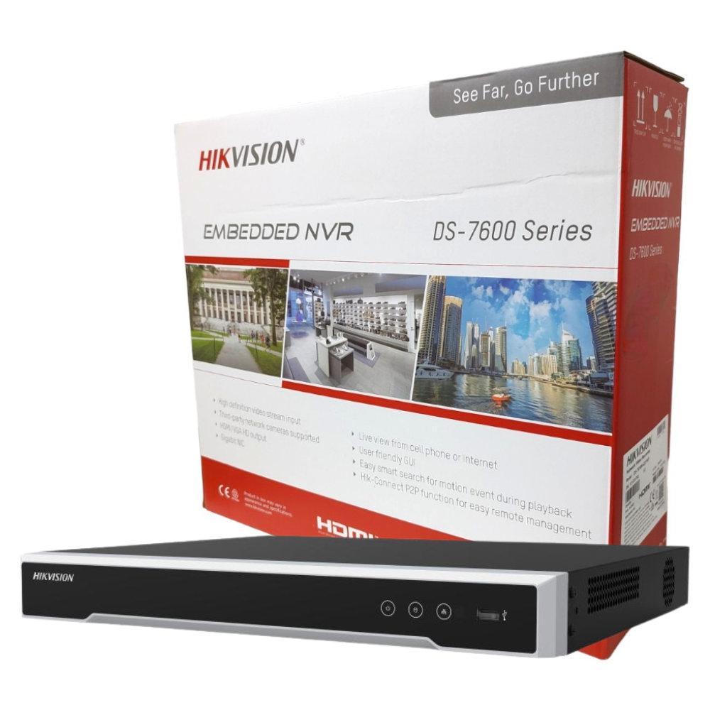Nvr Hikvision Ds-7616ni-q2/16p 4k Uhd 16 Portas Poe Hdmi/vga