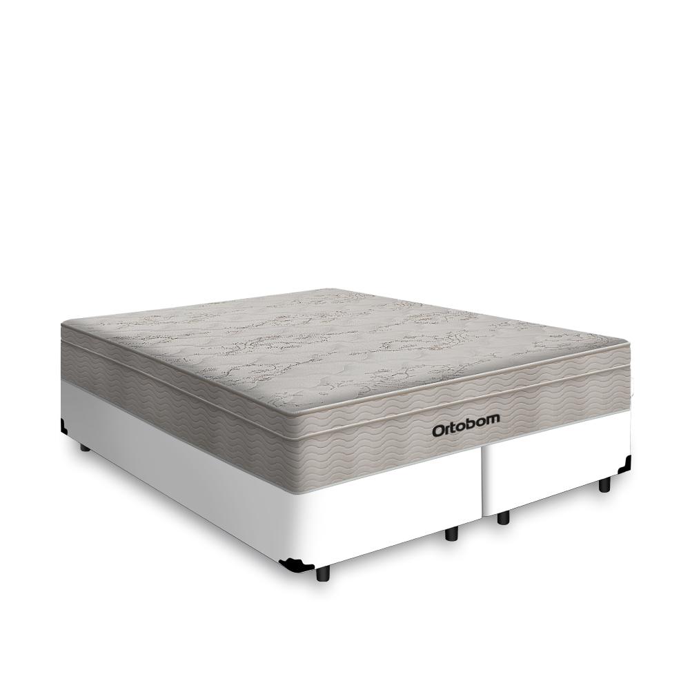 Cama Box Com Colchão De Molas Ensacadas Ortobom Airtech Queen 158cm