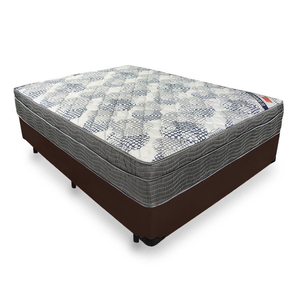 Cama Box Com Colchão De Molas Ensacadas Ortobom Iso Superpocket Viúva 128cm