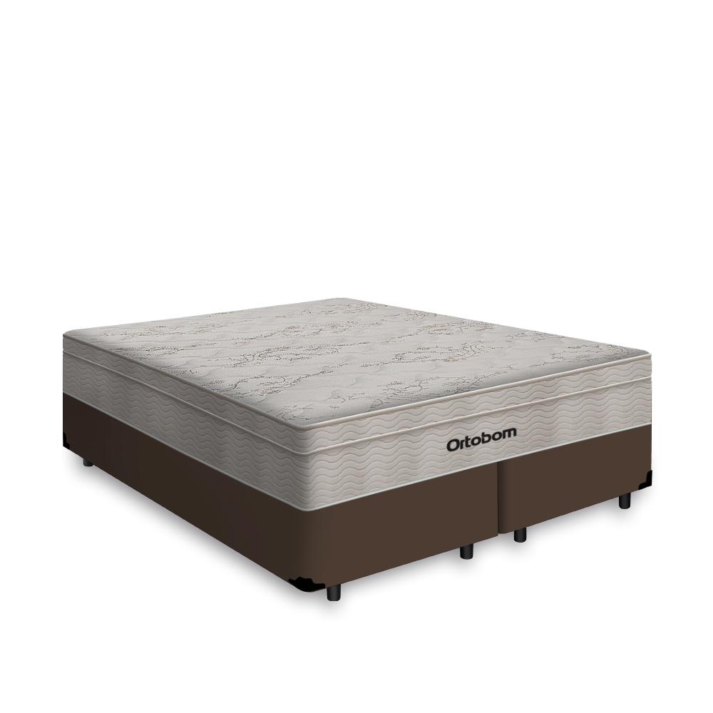 Cama Box Com Colchão De Molas Ensacadas Ortobom Airtech Queen 158cm