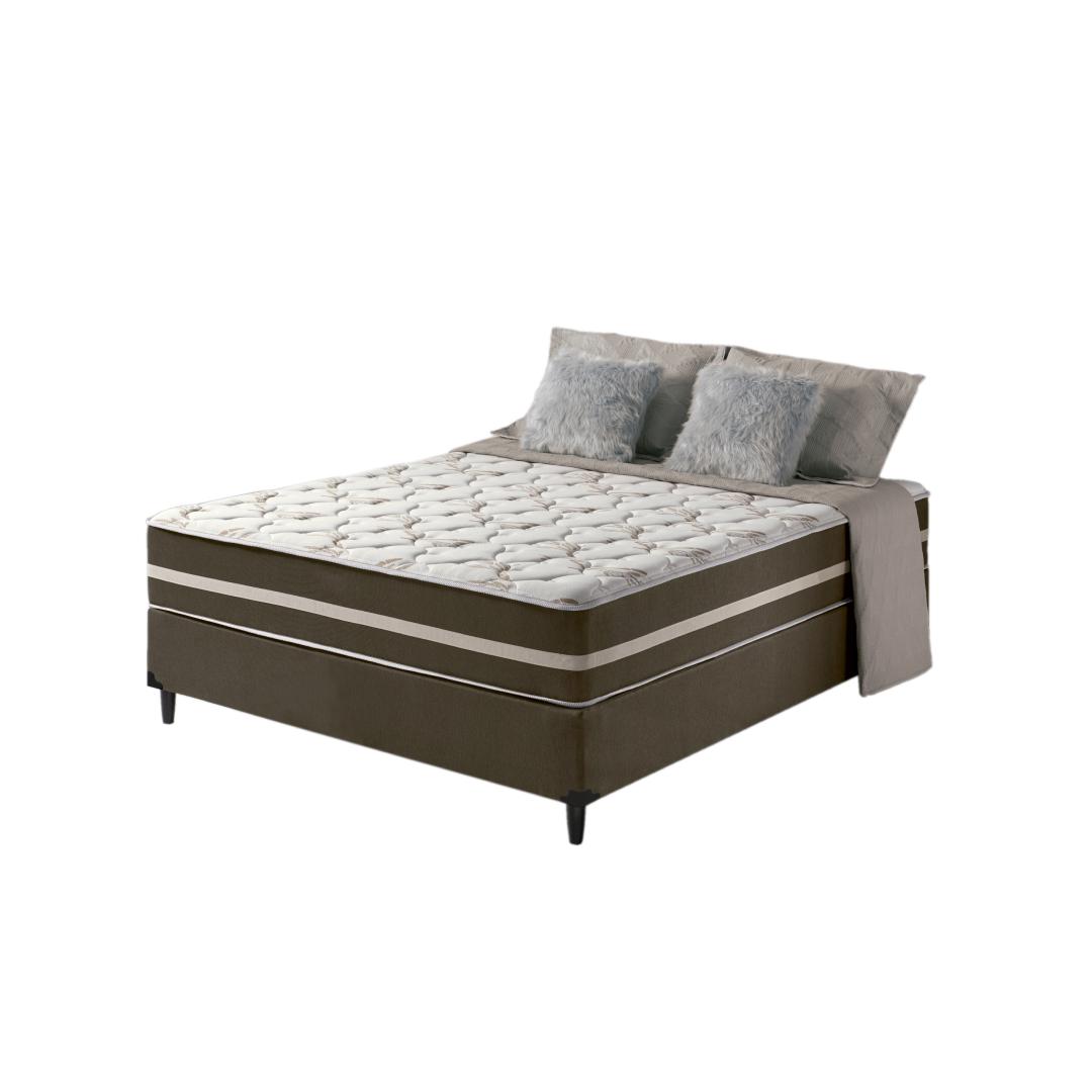 Cama Box Com Colchão De Molas Ensacadas Classic Viúva 128cm