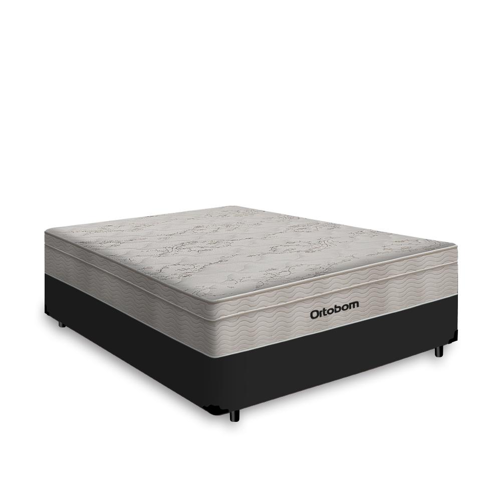 Cama Box Com Colchão De Molas Ensacadas Ortobom Airtech Viúva 128cm