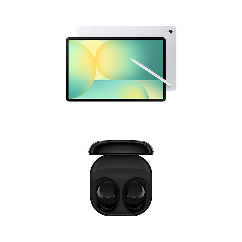 Tab S10 Fe+ Wifi 128gb Prata + Galaxy Buds Core Preto Combo