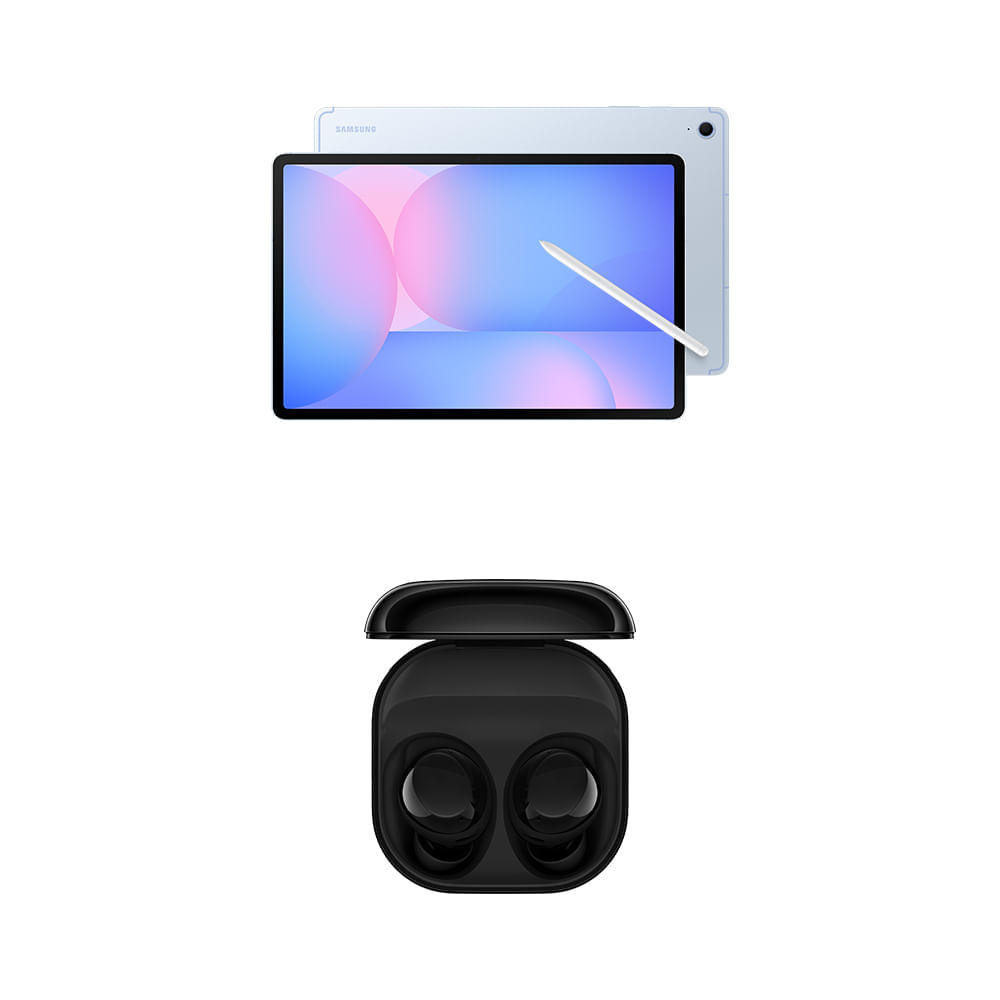 Tab S10 Fe+ Wifi 128gb Azul + Galaxy Buds Core Preto Combo