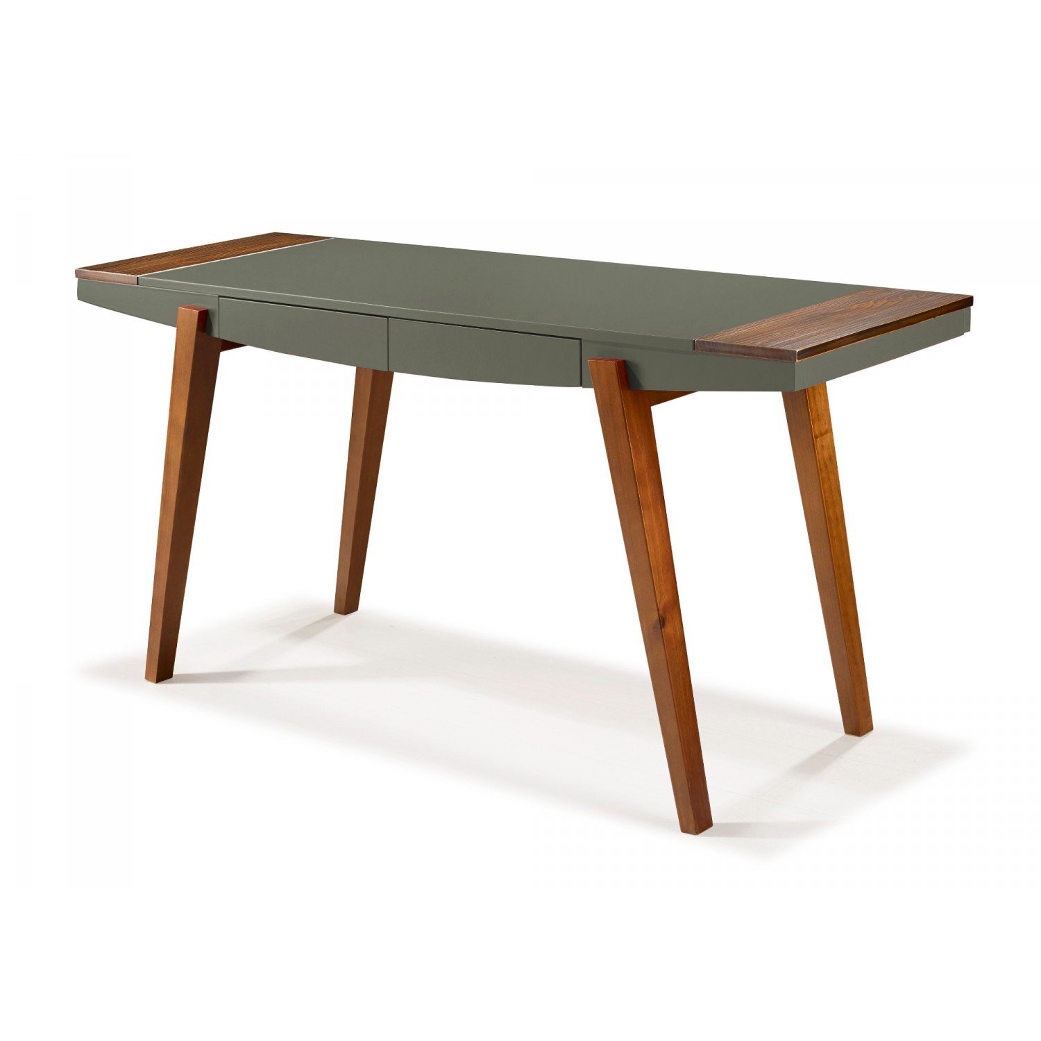 Aparador 2 Gavetas Imperial Maxima Nogal/Cinza