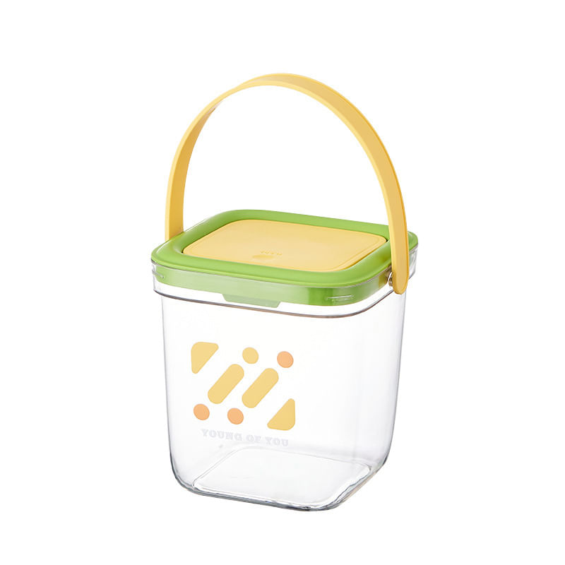 Mini Lixeira De Plástico Desktop Bin Com Tampa E Alça 289g