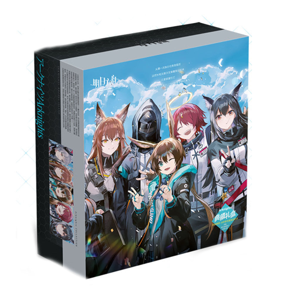 Box Set Arknights Anime Mangá Com Adesivo Diy Stand