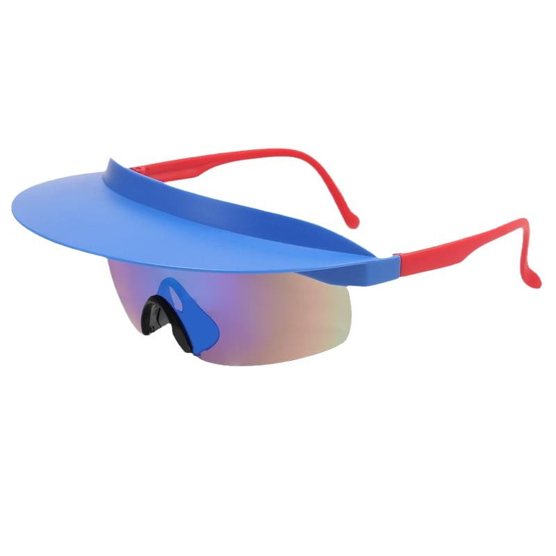 Óculos, Viseira De Grandes Dimensões Com Lente De Proteção Colorida