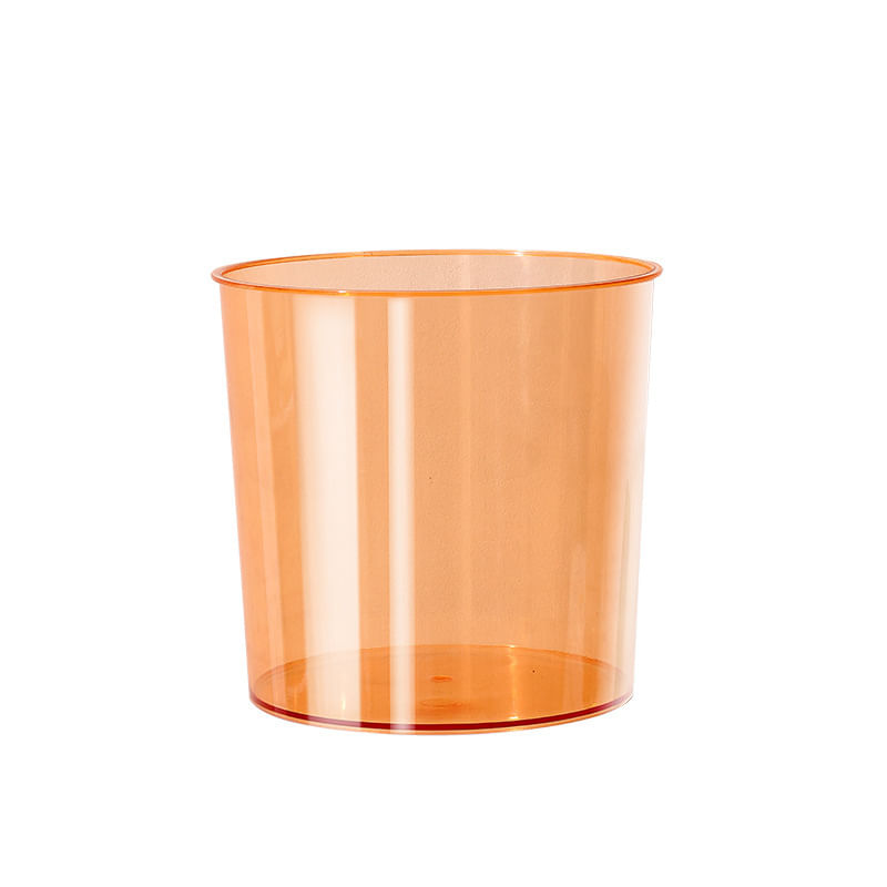Mini Desktop Bin Lixeira De Plástico 14,5 X 16 Cm, Cor Aleatória