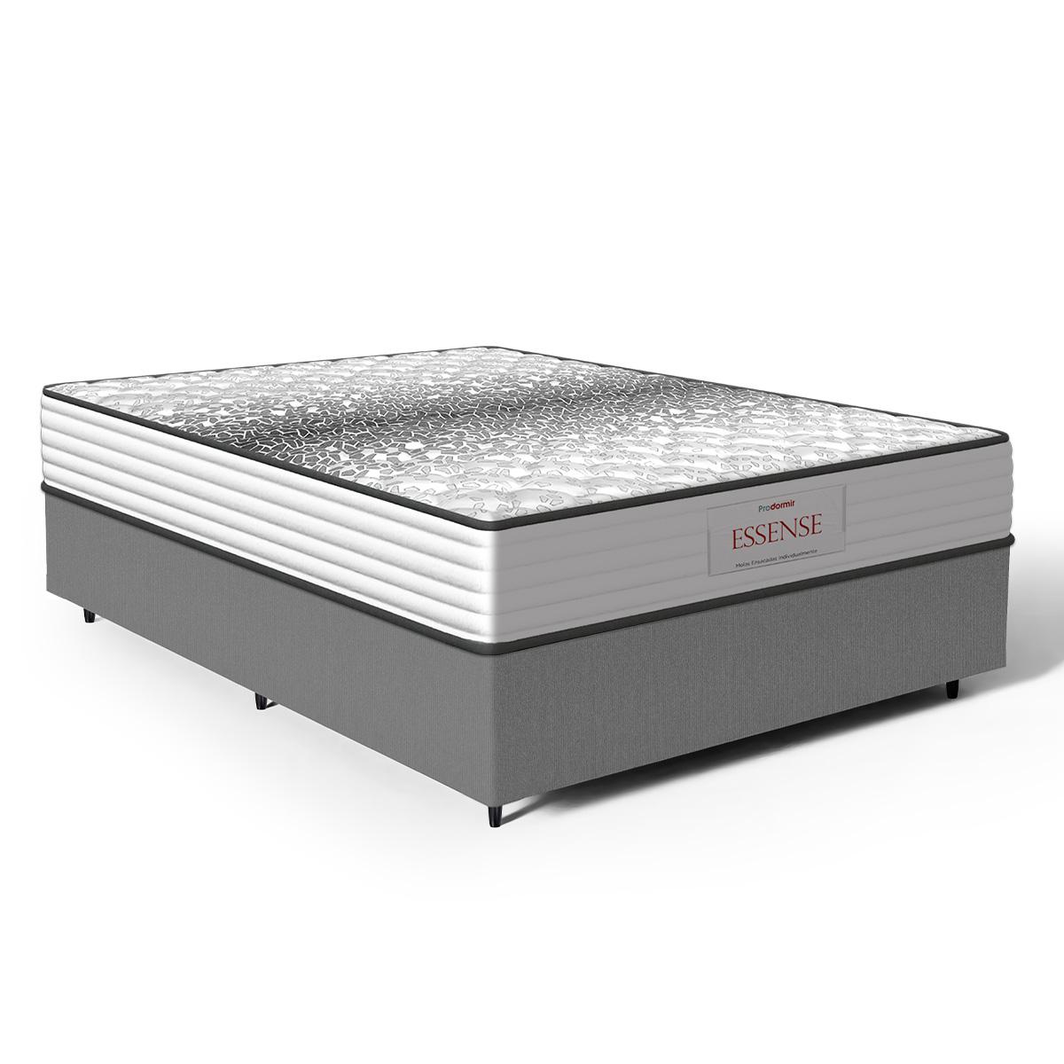 Cama Box Com Colchão De Molas Ensacadas Double Face Essence Probel Casal 138cm