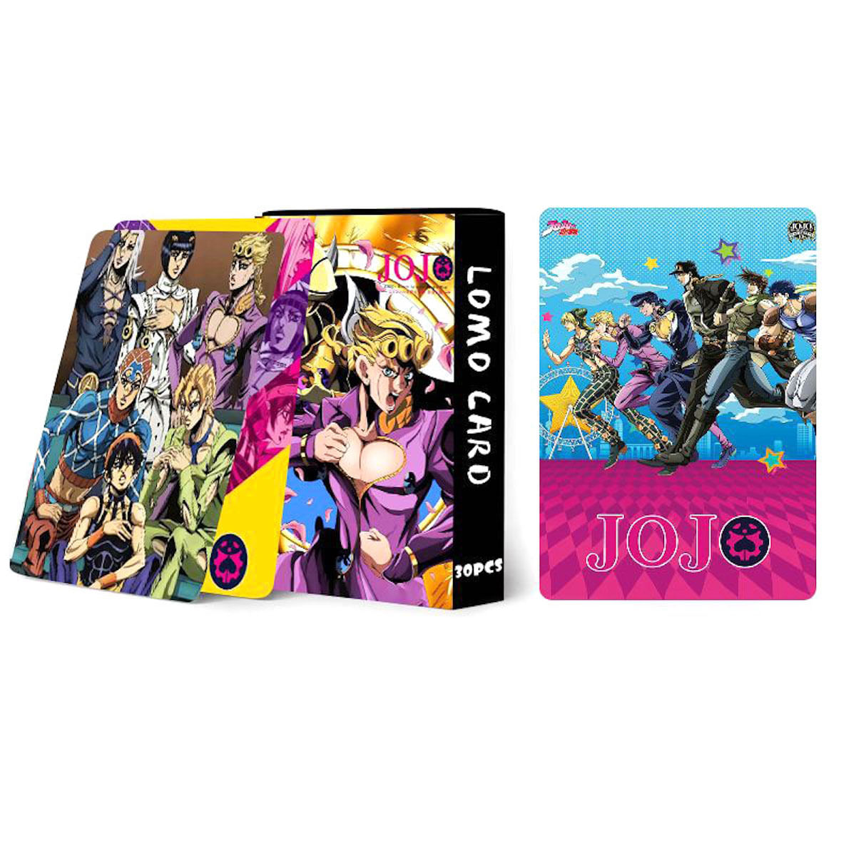 Cartões Fotográficos Lomo Card Jojos Bizarres Adventures 30 Unidades/pacote
