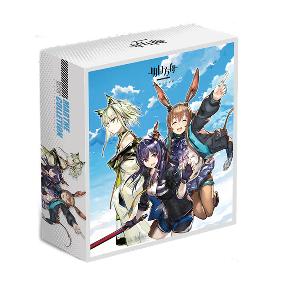 Conjunto De Caixas De Mangá De Anime Arknights Com Adesivo Diy Stand A