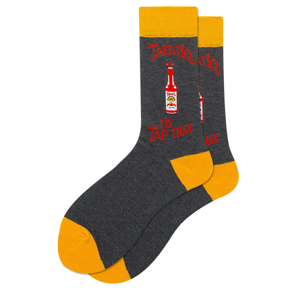 Crew Socks Funny Cotton Hot Socks, Padrão De Garrafa, 5 Pares