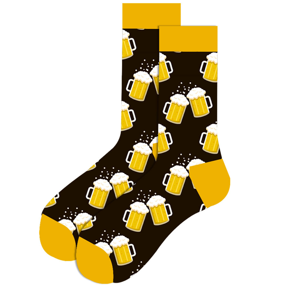 Crew Socks, Caneca De Cerveja Espumosa, Padrão De 5 Pares