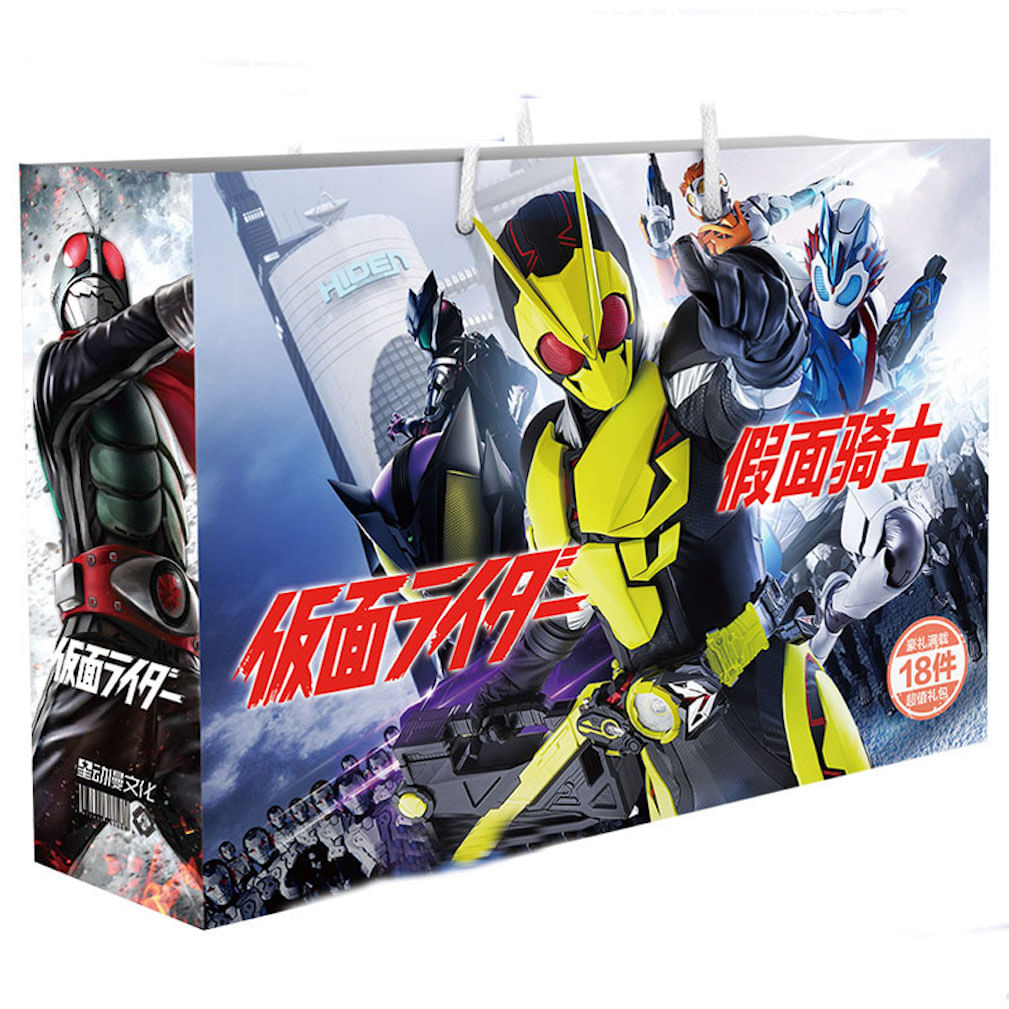 Conjunto De Caixas Kamens Riders Anime Manga 18 Unidades Diy Stand Stick