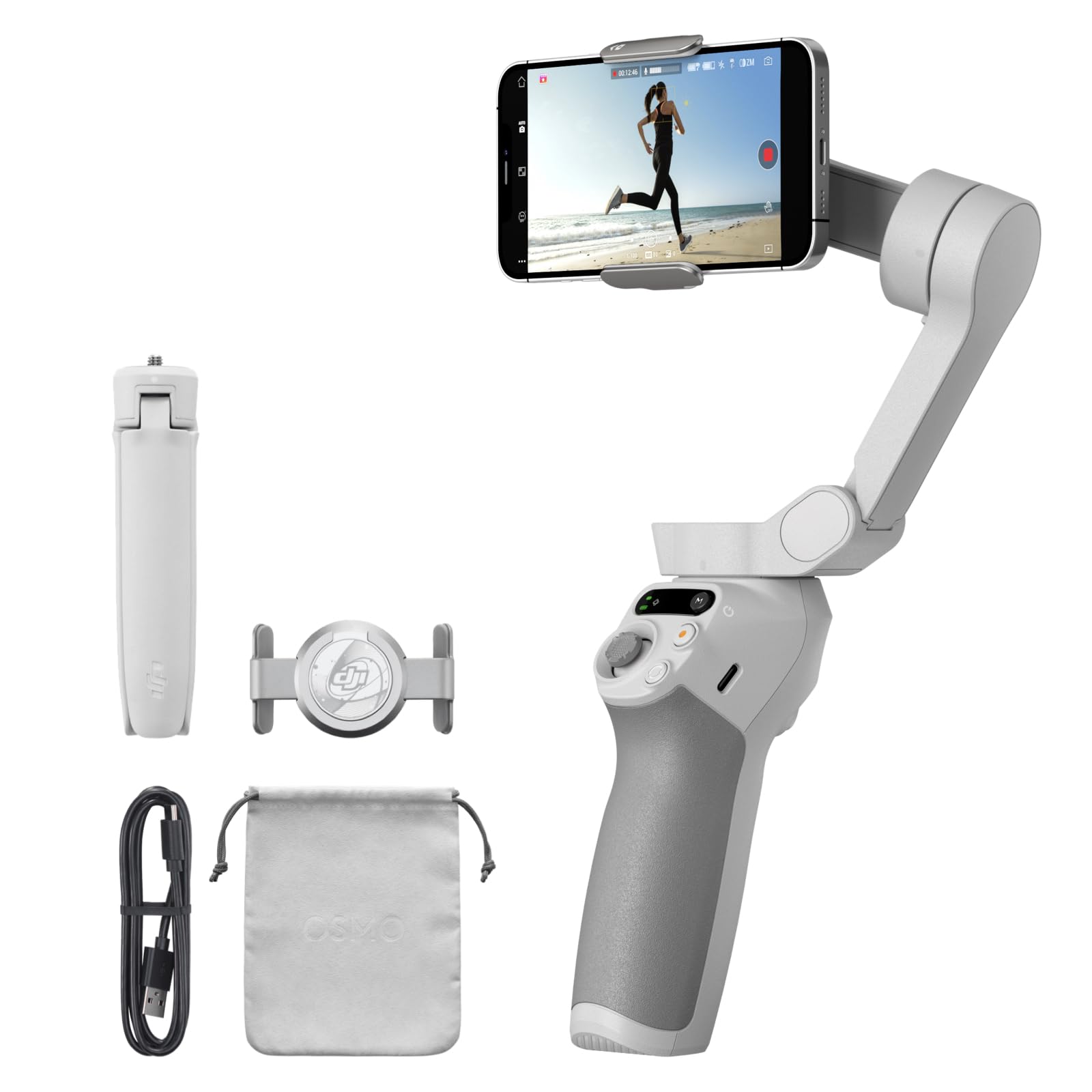 Gimbal Dji Osmo Mobile Se Inteligente De 3 Eixos Para Android/iPhone