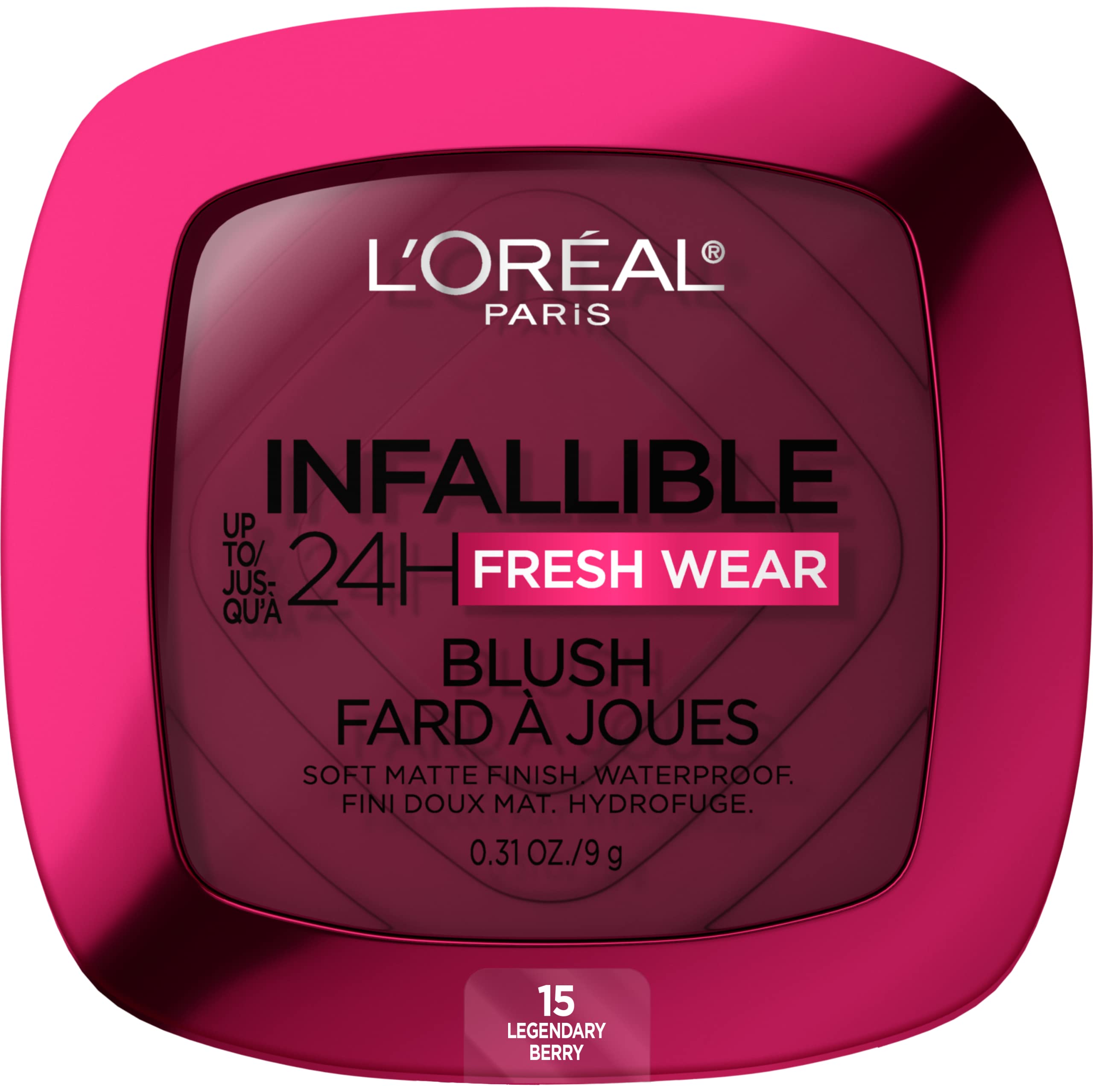 Blush L'Oréal Paris Infallible Fresh Wear Soft Matte Legendary Berry 15 9 Ml
