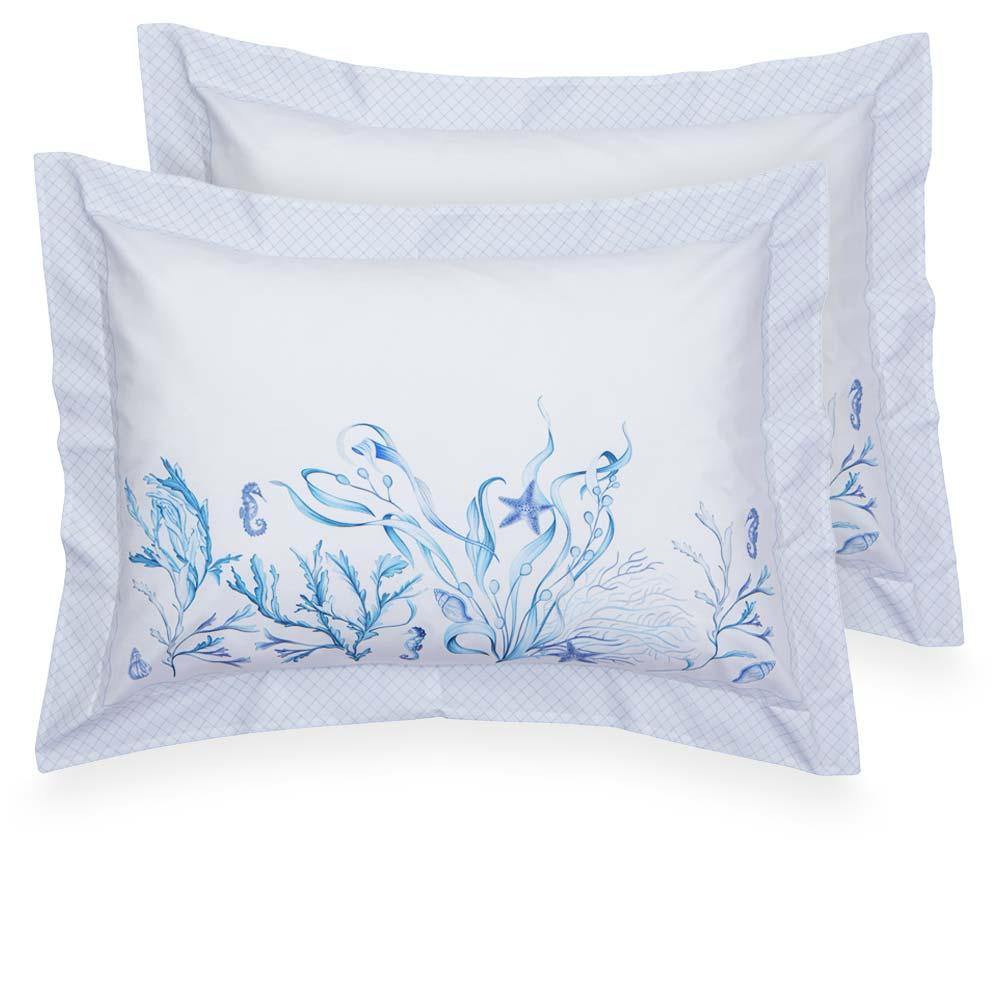 Kit Fronha 50x70cm 200 Fios Dip 2 Peças - Kacyumara Estampado