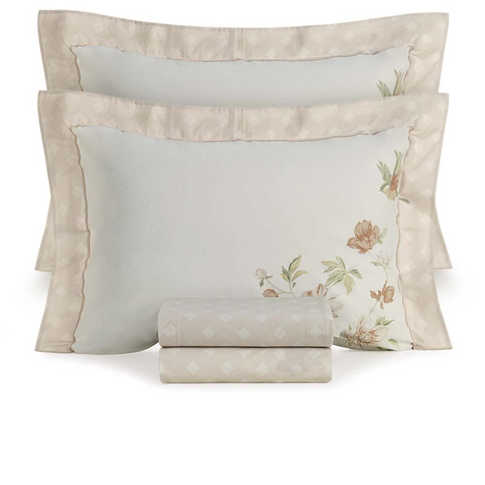 Jogo De Cama Casal 200 Fios Eloise - Karsten Estampado