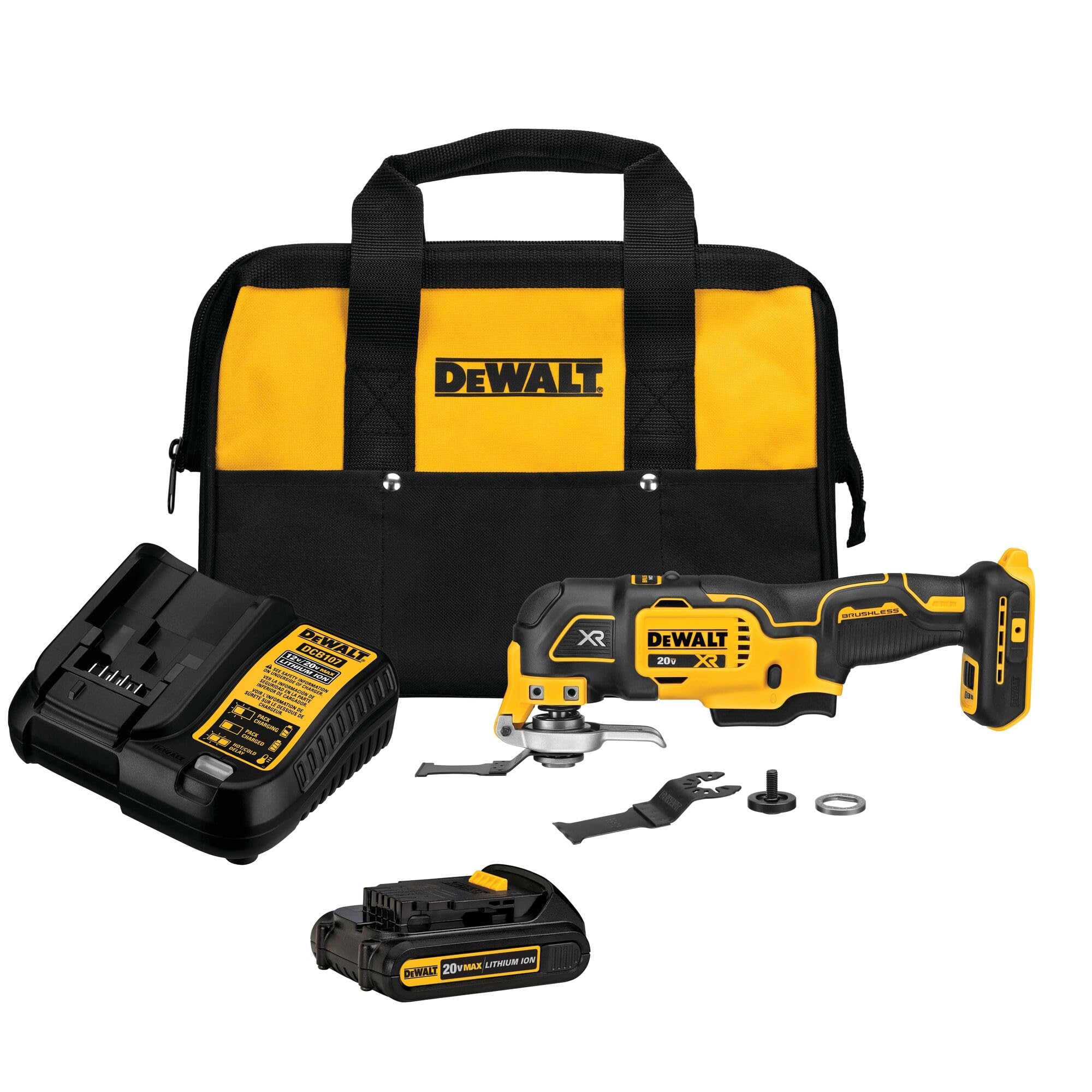Kit De Ferramentas Oscilantes Dewalt 20v Max Xr De 3 Velocidades Com Bateria